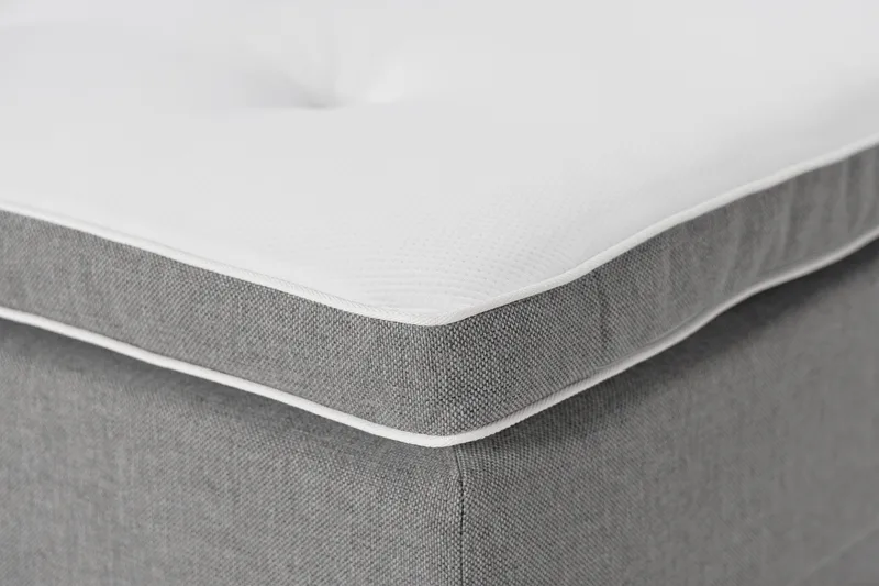 Ella Familieseng Sengepakke 240x200 cm - (+Flere valg) Lysegrå - Møbler - Senger - Kontinentalsenger