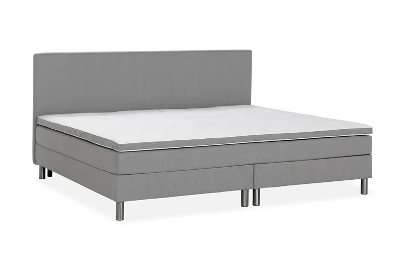 Ella Familieseng Sengepakke 240x200 cm - (+Flere valg) Lysegrå - Møbler - Senger - Kontinentalsenger