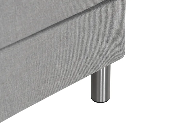 Ella Familieseng Sengepakke 240x200 cm - (+Flere valg) Lysegrå - Møbler - Senger - Kontinentalsenger