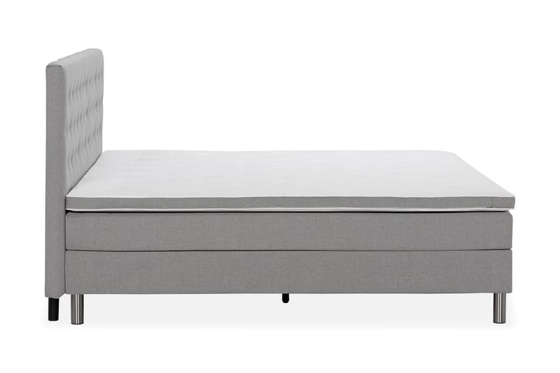 Ella Familieseng Sengepakke 240x200 cm - (+Flere valg) Lysegrå - Møbler - Senger - Kontinentalsenger