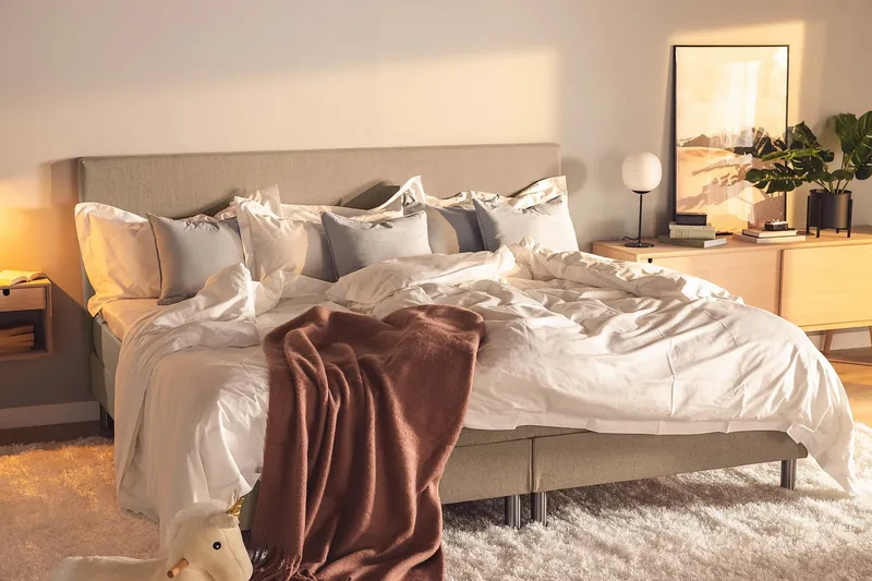 Ella Familieseng Sengepakke 240x200 cm - (+Flere valg) Muldvarp - Møbler - Senger - Kontinentalsenger