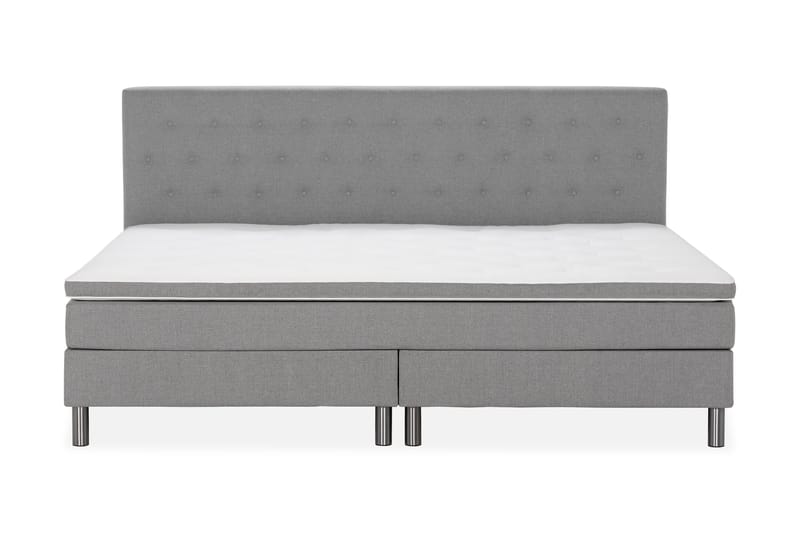 Ella Familieseng Sengepakke 240x210 cm - (+Flere valg) Lysegrå - Møbler - Senger - Kontinentalsenger
