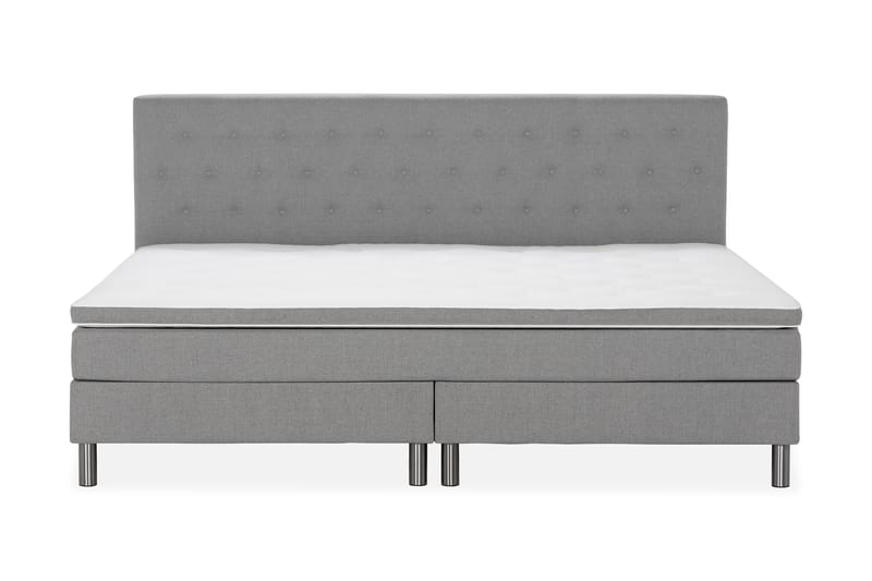 Ella Familieseng Sengepakke 240x210 cm - (+Flere valg) Lysegrå - Møbler - Senger - Komplett sengepakke