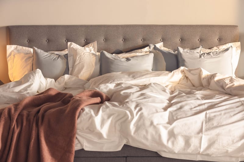 Ella Familieseng Sengepakke 240x210 cm - (+Flere valg) Lysegrå - Møbler - Senger - Kontinentalsenger