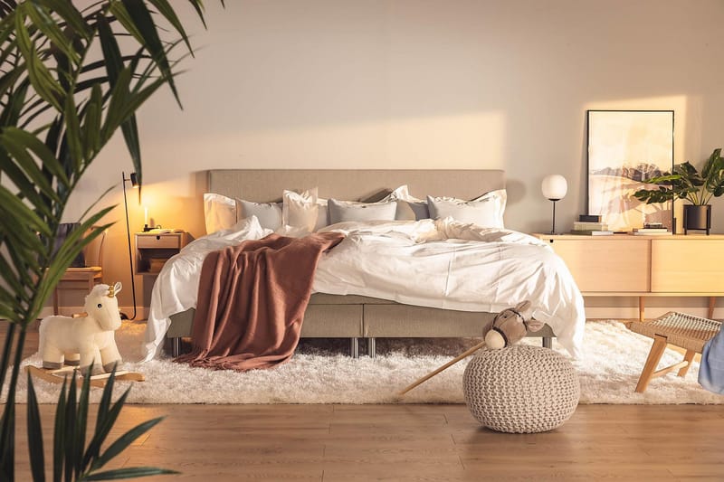 Ella Familieseng Sengepakke 240x210 cm - (+Flere valg) Muldvarp - Møbler - Senger - Kontinentalsenger