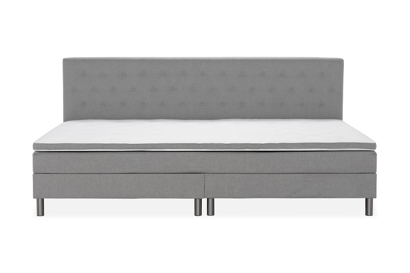Ella Familieseng Sengepakke 280x210 cm - (+Flere valg) Lysegrå - Møbler - Senger - Komplett sengepakke