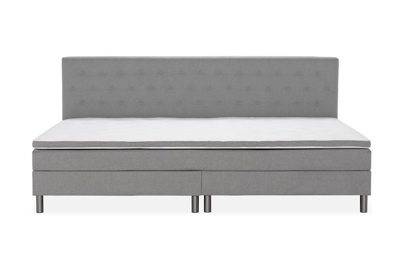 Ella Familieseng Sengepakke 280x210 cm - (+Flere valg) Lysegrå - Møbler - Senger - Kontinentalsenger