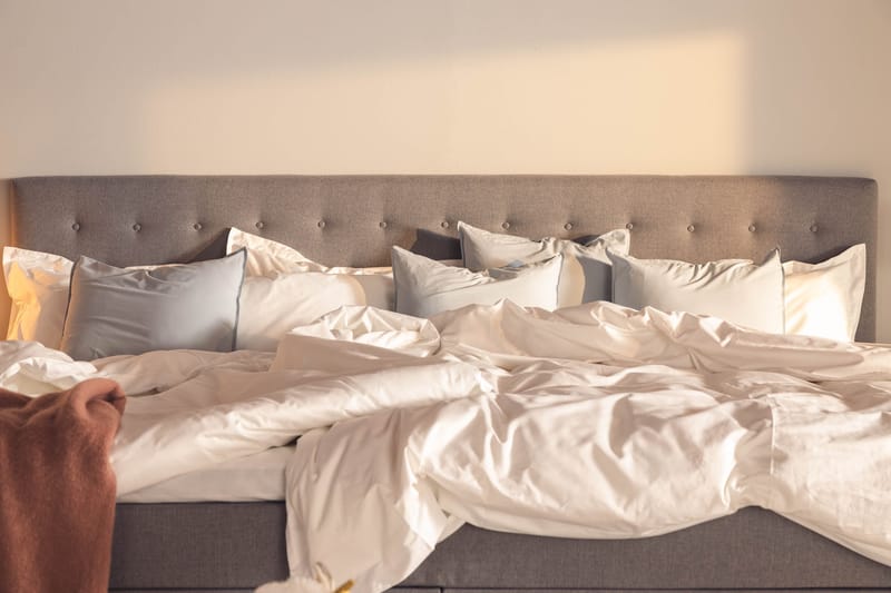 Ella Familieseng Sengepakke 280x210 cm - (+Flere valg) Lysegrå - Møbler - Senger - Kontinentalsenger