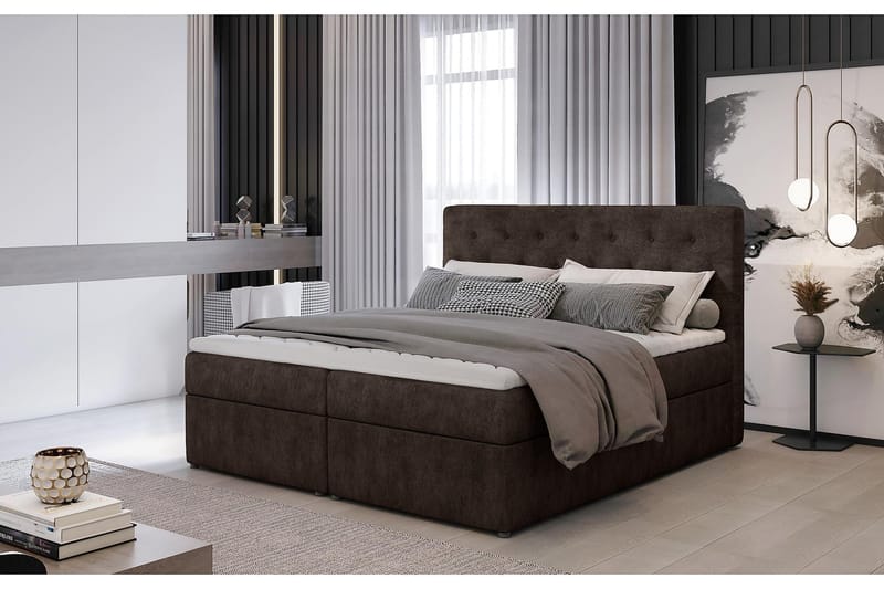Eloree Sengepakke 160x200 cm - Brun - Komplett sengepakke