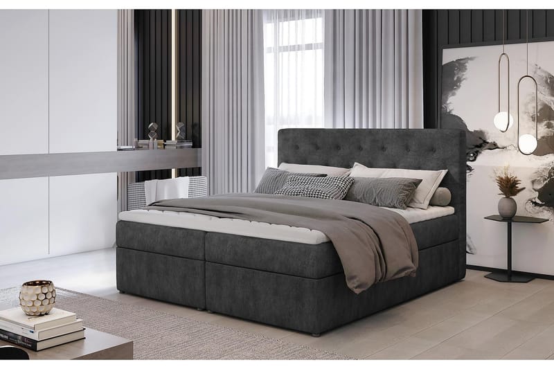 Eloree Sengepakke 160x200 cm - Grå - Komplett sengepakke