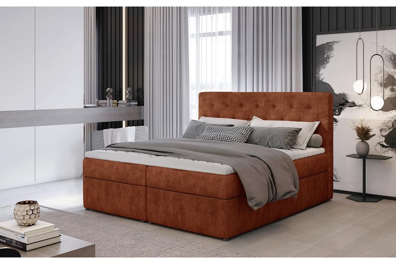 Eloree Sengepakke 160x200 cm - Rød - Komplett sengepakke
