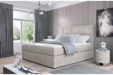 Emeron Sengepakke 160x200 cm - Beige - Møbler - Senger - Komplett sengepakke