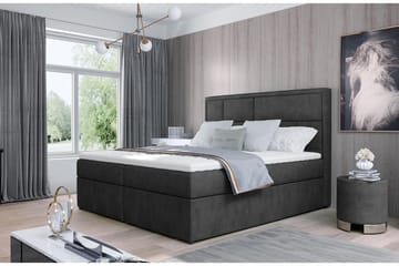 Emeron Sengepakke 180x200 cm - Grå - Møbler - Senger - Komplett sengepakke