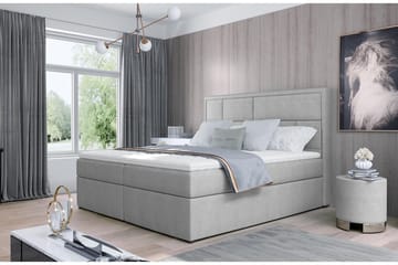 Emeron Sengepakke 180x200 cm - Grå - Møbler - Senger - Komplett sengepakke