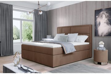 Emeron Sengepakke 180x200 cm - Lysebrun - Møbler - Senger - Komplett sengepakke