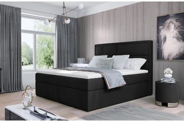 Emeron Sengepakke 180x200 cm - Svart - Møbler - Senger - Komplett sengepakke