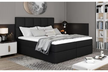 Glossa Sengepakke 180x200 cm - Svart - Møbler - Senger - Komplett sengepakke