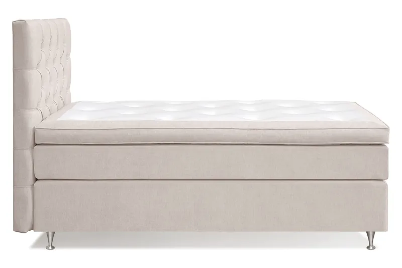 Joluma Kontinentalseng 105x200 Medium - Lysbeige - Møbler - Senger - Komplett sengepakke