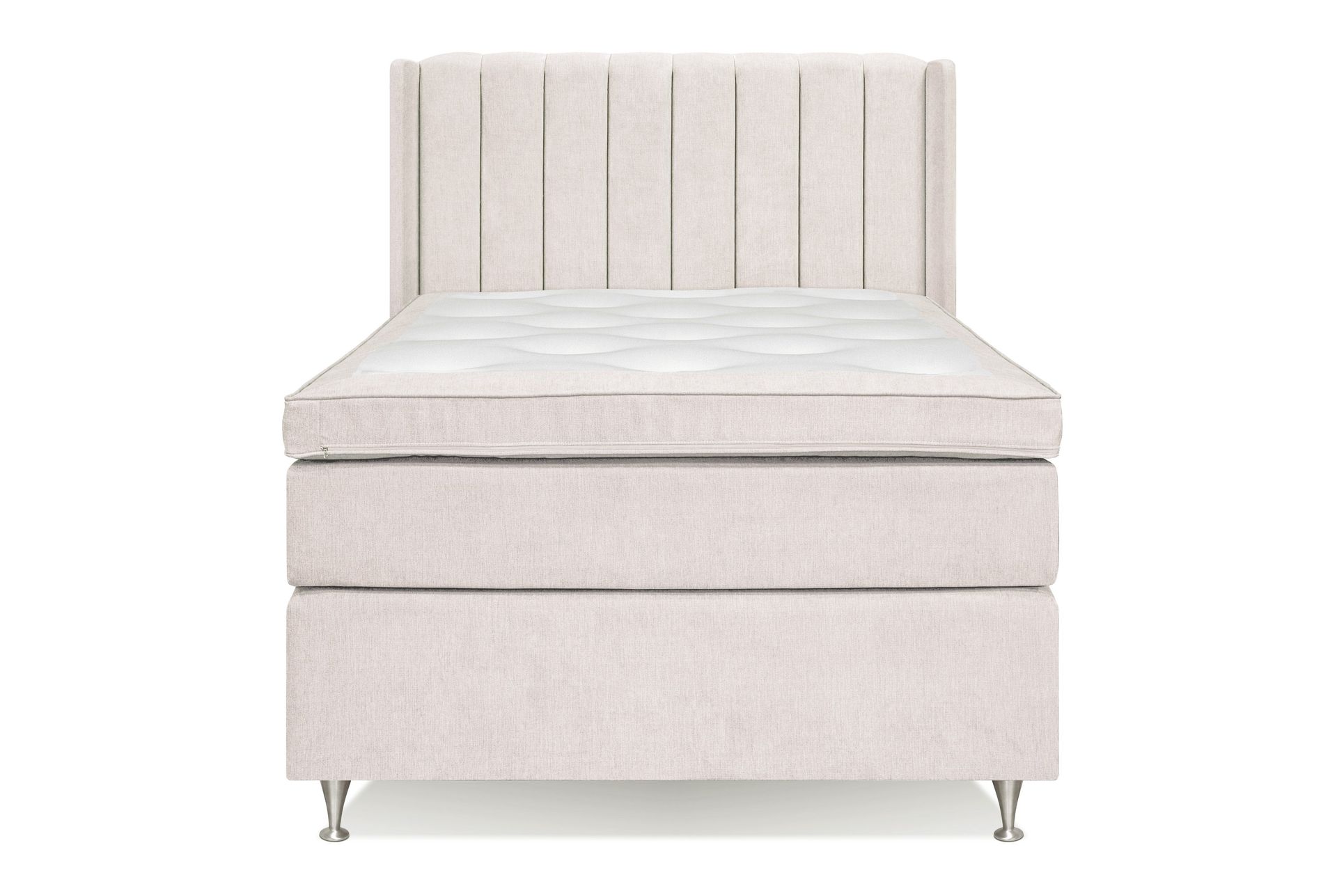 Joluma Kontinentalseng 120x200 Fast - Lysbeige - Møbler - Senger - Komplett sengepakke