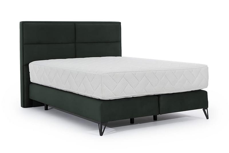 Kasyap Sengepakke Rammeseng 180x200 cm - Mørkegrønn - Møbler - Senger - Komplett sengepakke