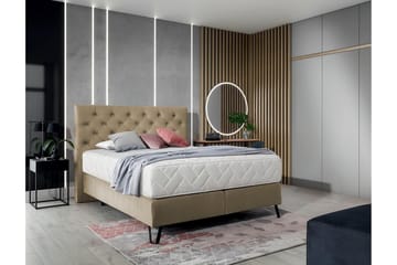 Katsumi Sengepakke Rammeseng 160x200 cm - Beige - Møbler - Senger - Komplett sengepakke