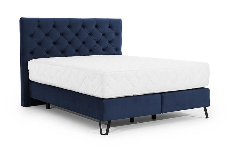 Katsumi Sengepakke Rammeseng 160x200 cm - Mørkeblå - Komplett sengepakke - Rammeseng