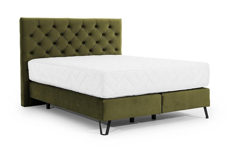 Katsumi Sengepakke Rammeseng 160x200 cm - Olivengrønn - Komplett sengepakke - Rammeseng
