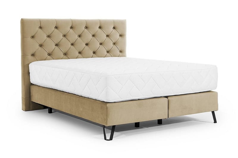 Katsumi Sengepakke Rammeseng 180x200 cm - Beige - Møbler - Senger - Komplett sengepakke