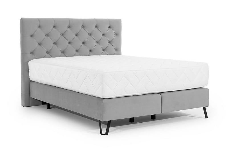 Katsumi Sengepakke Rammeseng 180x200 cm - Lysegrå - Møbler - Senger - Komplett sengepakke