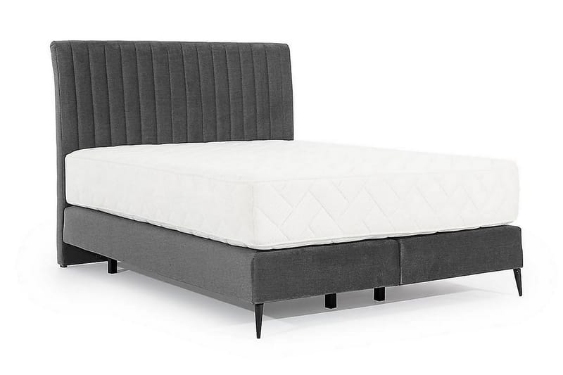 Katsuo Sengepakke Rammeseng 140x200 cm - Grå - Møbler - Senger - Komplett sengepakke