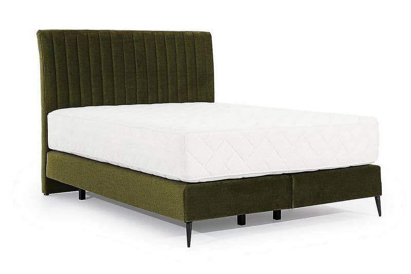 Katsuo Sengepakke Rammeseng 140x200 cm - Mørkegrønn - Komplett sengepakke - Rammeseng