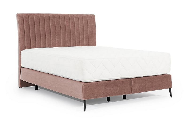 Katsuo Sengepakke Rammeseng 140x200 cm - Rosa - Møbler - Senger - Komplett sengepakke