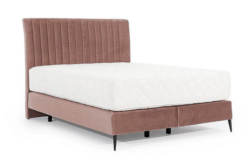 Katsuo Sengepakke Rammeseng 160x200 cm - Rosa - Møbler - Senger - Komplett sengepakke