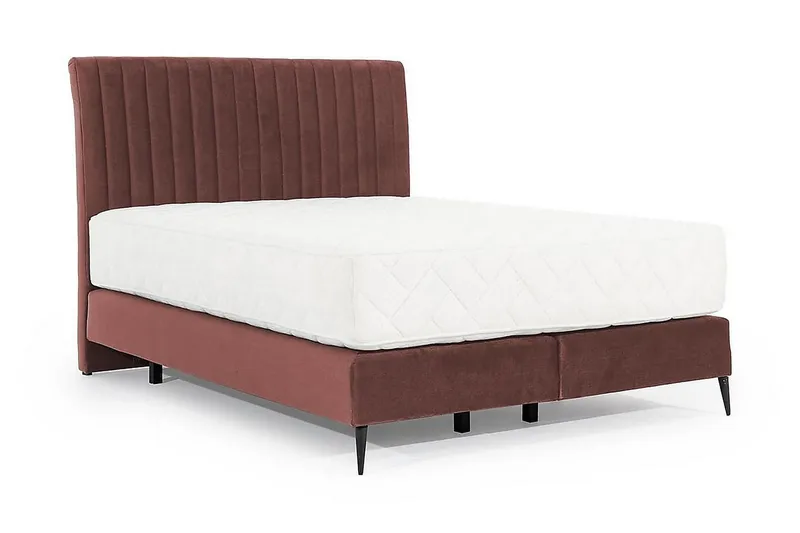 Katsuo Sengepakke Rammeseng 160x200 cm - Rosa - Møbler - Senger - Komplett sengepakke