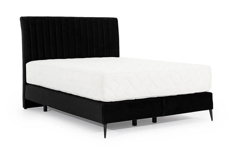 Katsuo Sengepakke Rammeseng 160x200 cm - Svart - Møbler - Senger - Komplett sengepakke
