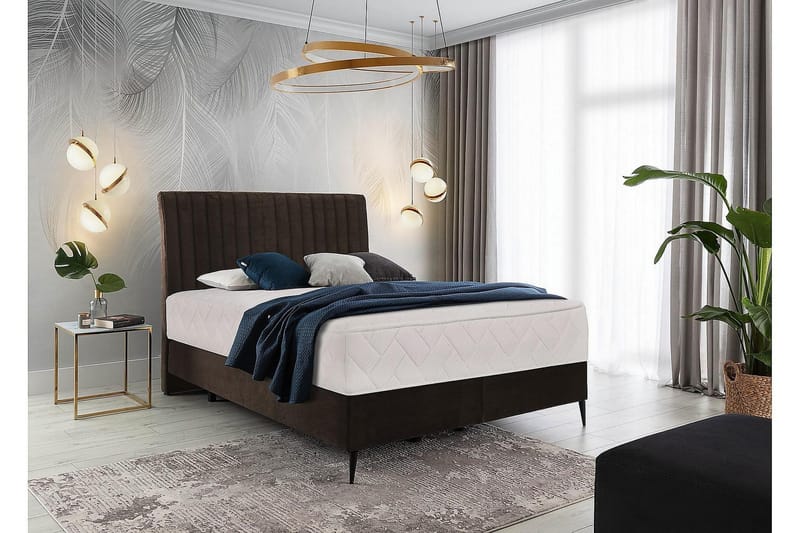 Katsuo Sengepakke Rammeseng 180x200 cm - Beige - Møbler - Senger - Komplett sengepakke