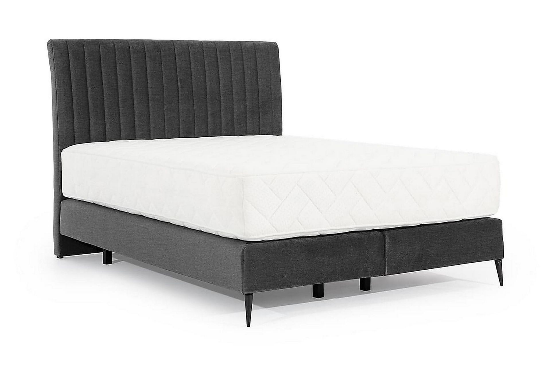 Katsuo Sengepakke Rammeseng 180x200 cm - Grå - Møbler - Senger - Komplett sengepakke