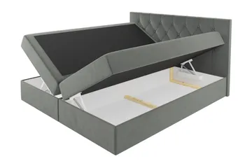 Kontinentalseng 164x208 cm - Svart - Møbler - Senger - Komplett sengepakke