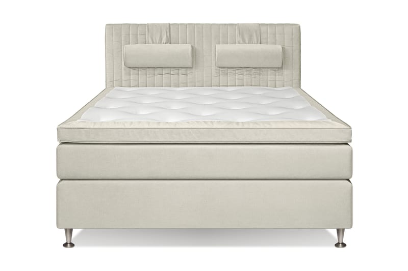 Mega Komplett Sengepakke 160x200 - Beige - Møbler - Senger - Komplett sengepakke
