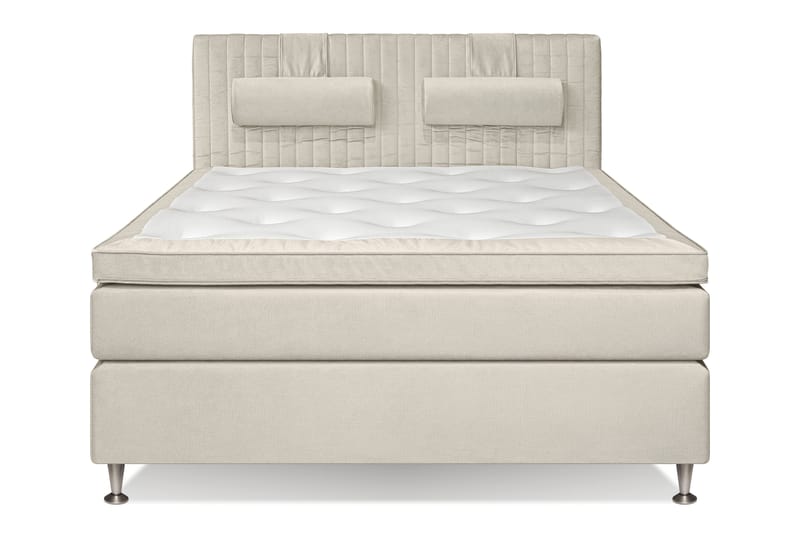 Mega Komplett Sengepakke 160x200 - Beige - Møbler - Senger - Komplett sengepakke