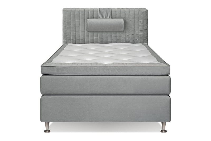 MEGA Kontinentalseng 140x200 - Lysegrå - Møbler - Senger - Kontinentalsenger
