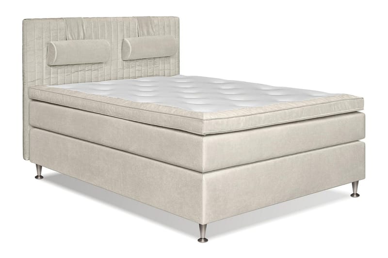 MEGA Kontinentalseng 160x200 - Beige - Møbler - Senger - Kontinentalsenger