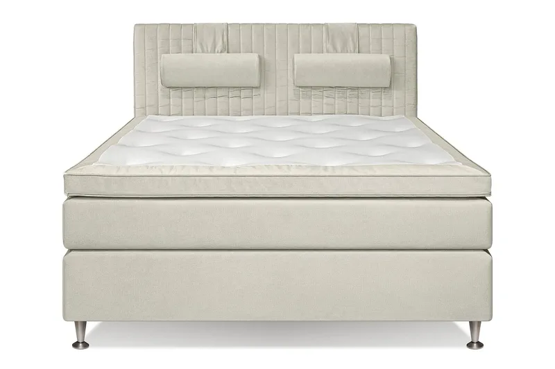 MEGA Kontinentalseng 160x200 - Beige - Møbler - Senger - Kontinentalsenger