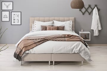 Montana Komplett Sengpakke med Oppbevaring 120x200 cm - Beige - Møbler - Senger - Seng med oppbevaring