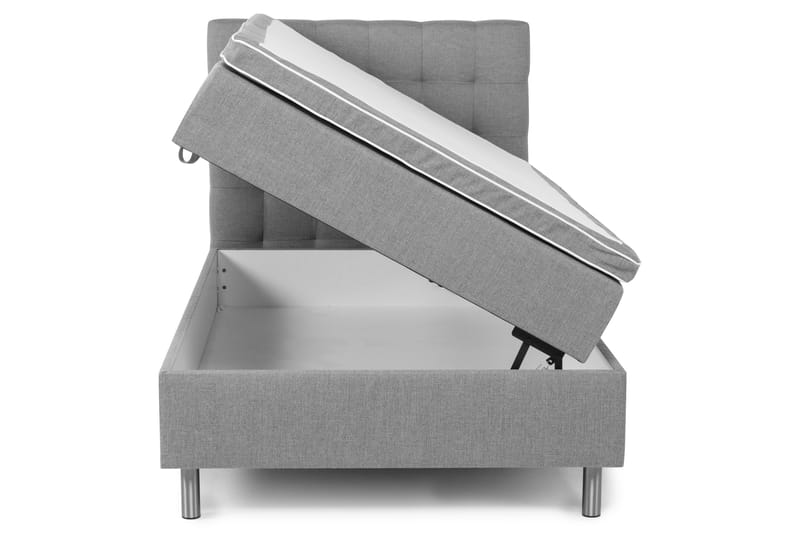 Montana Komplett Sengpakke med Oppbevaring 120x200 cm - Grå - Møbler - Senger - Komplett sengepakke