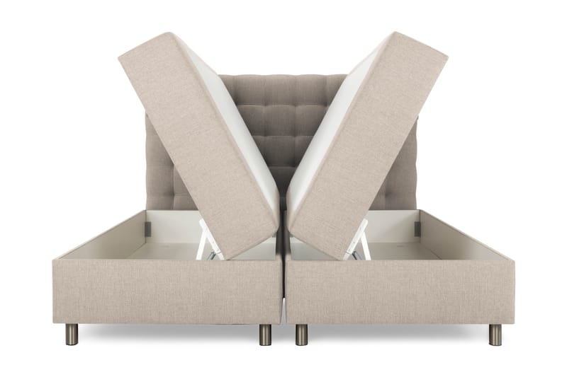 Montana Komplett Sengpakke med Oppbevaring 180x200 cm - Beige - Møbler - Senger - Seng med oppbevaring