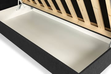 Montana Komplett Sengpakke med Oppbevaring 90x200 cm - Mørkegrå - Møbler - Senger - Enkeltsenger