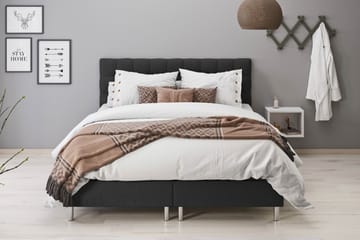 Montana Komplett Sengpakke med Oppbevaring 90x200 cm - Mørkegrå - Møbler - Senger - Enkeltsenger