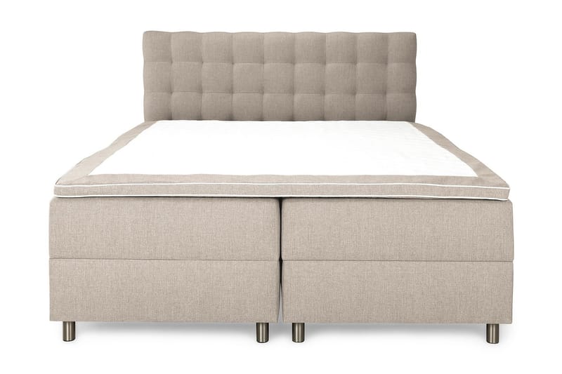 Montana Seng med Oppbevaring 180x200 cm - Beige - Møbler - Senger - Seng med oppbevaring
