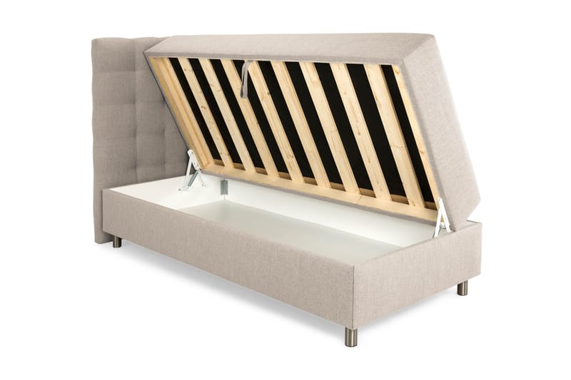 Montana Sengepakke Seng med Oppbevaring 80x200 - Beige - Møbler - Senger - Seng med oppbevaring